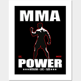 MMA Power Design for the Mixed Martial Artist Posters and Art